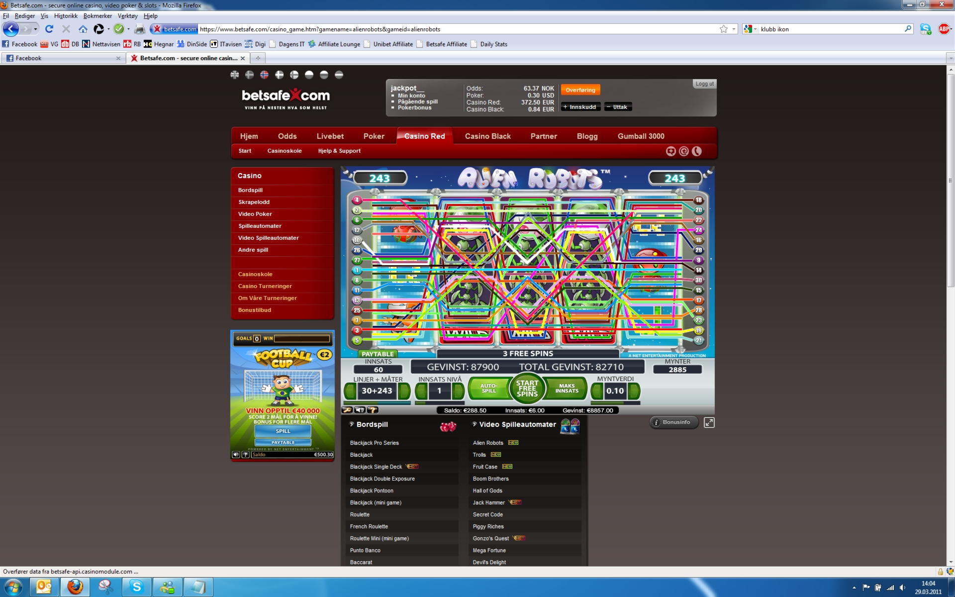 €450 Casino Tournament at Energy Casino