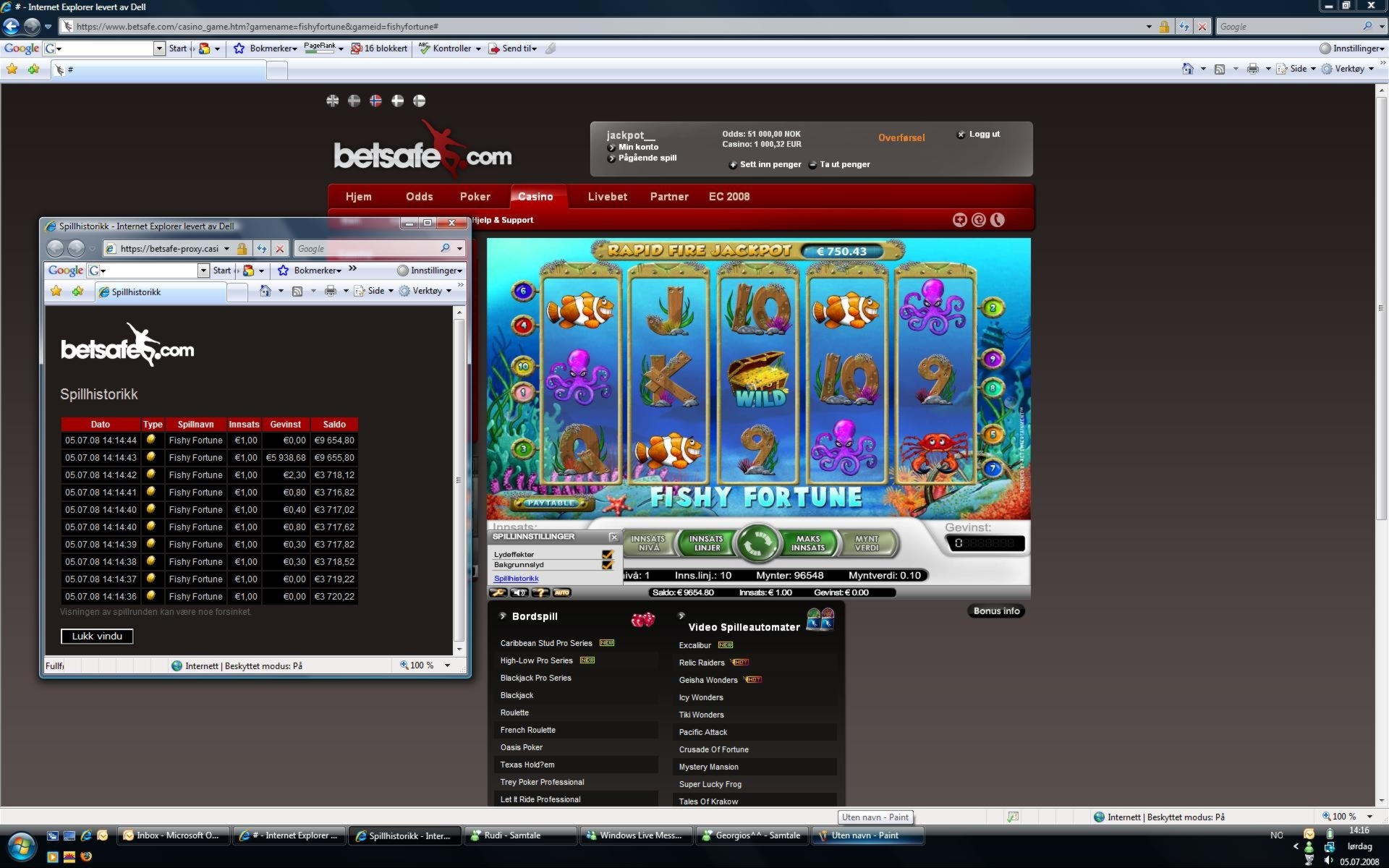 EURO 985 Mobile freeroll slot tournament at Sloty Casino