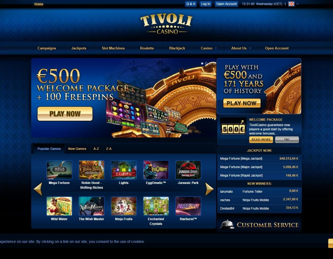 205 Free Spins at Sloty Casino