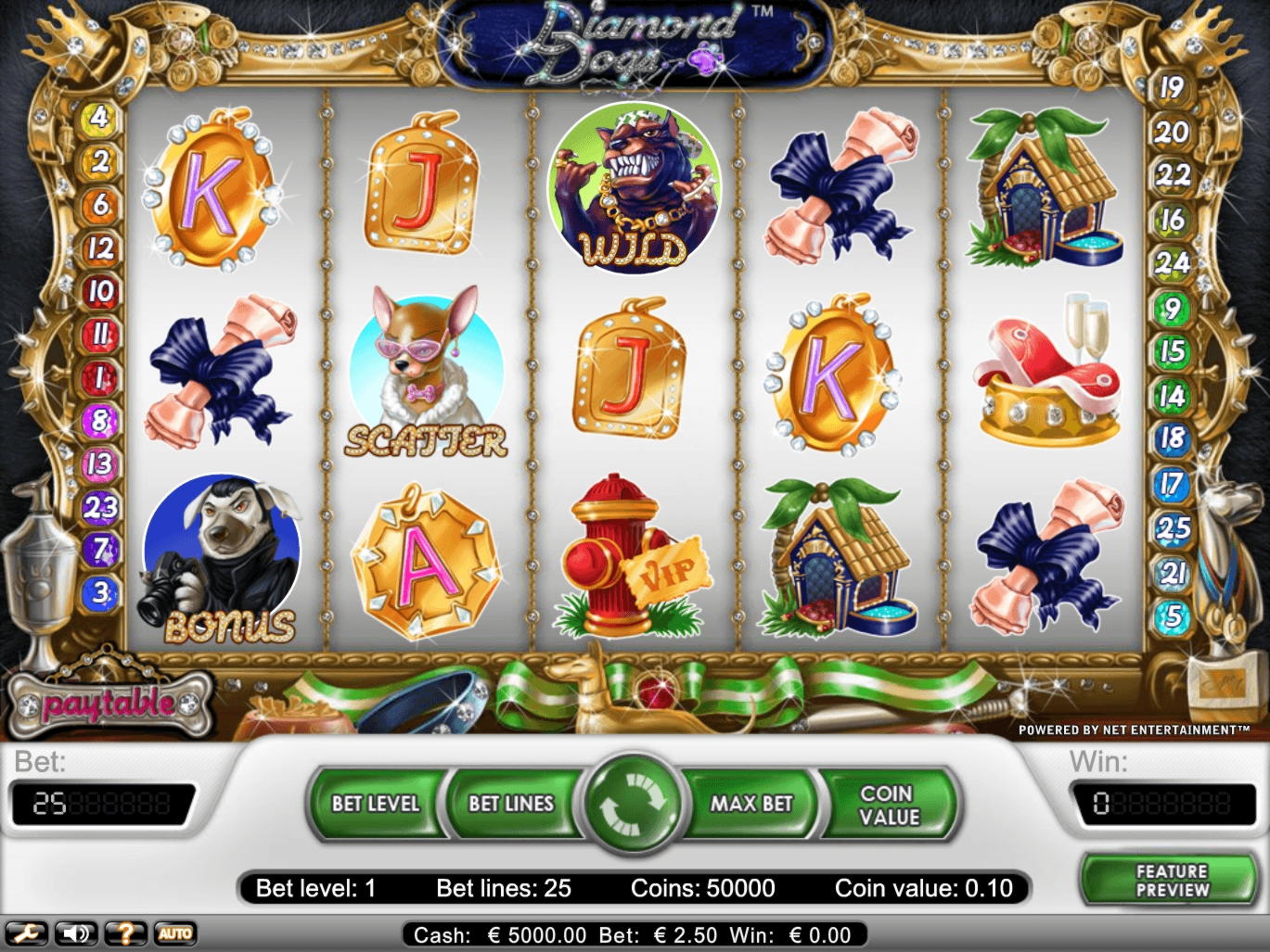 99 Free spins no deposit casino at Party Casino