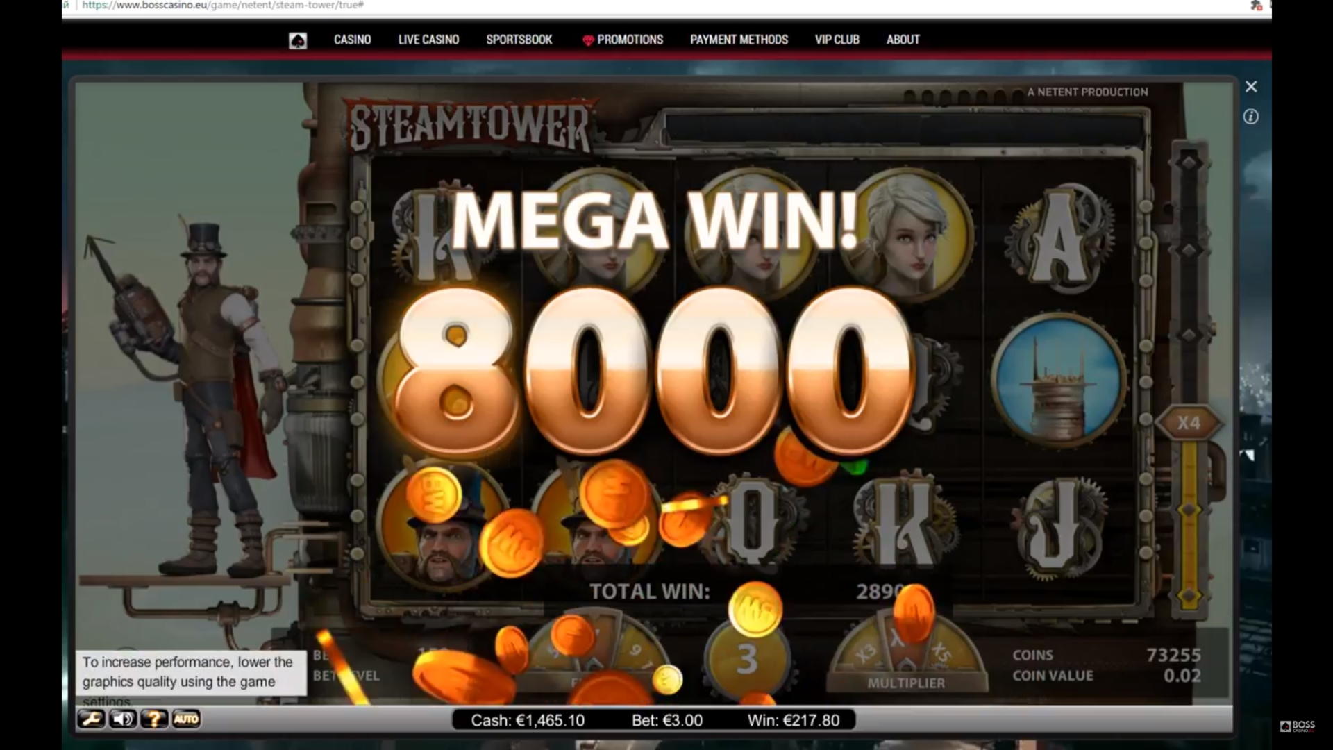 €520 FREE CHIP at Leo Vegas Casino