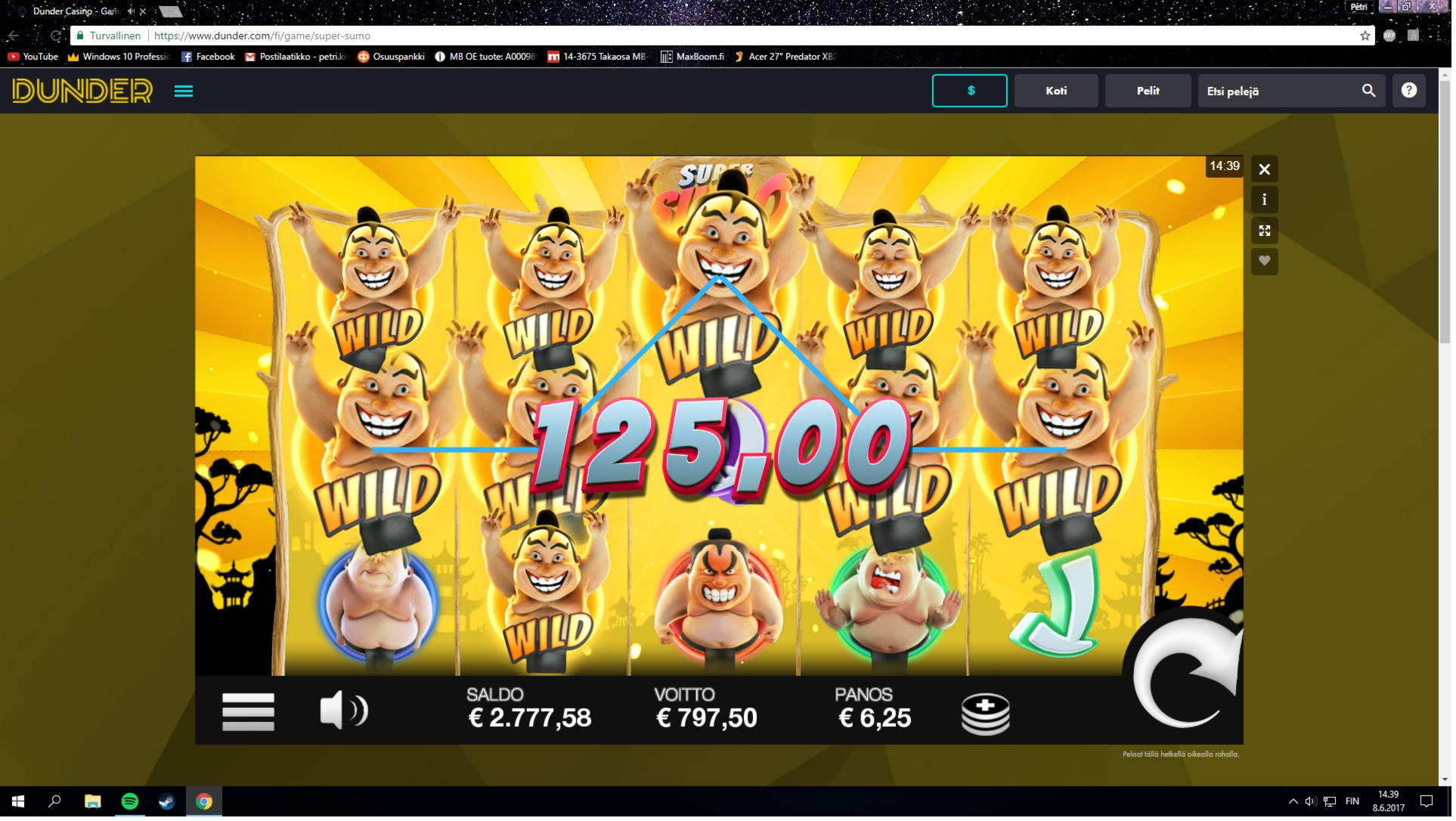 260 free spins no deposit at 888 Casino