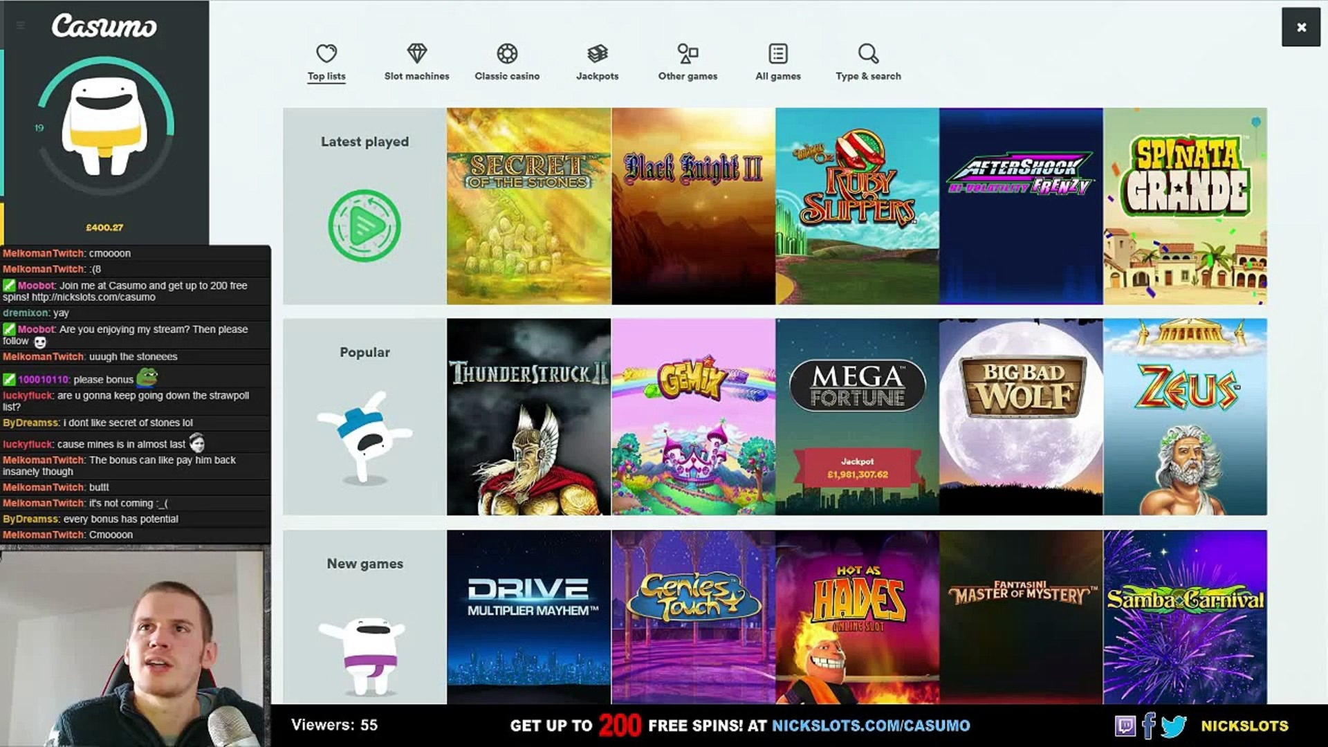 885% Best Signup Bonus Casino at Kaboo Casino