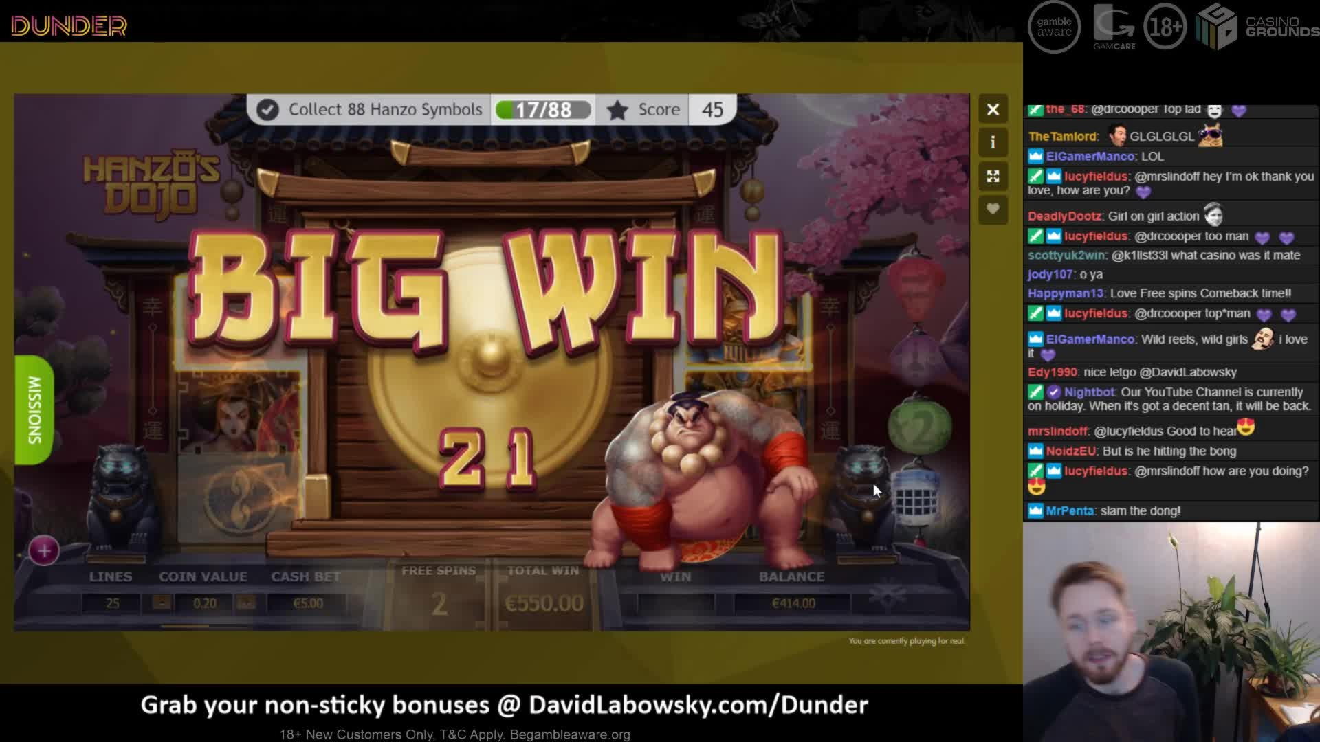 11 free spins casino at Guts Casino