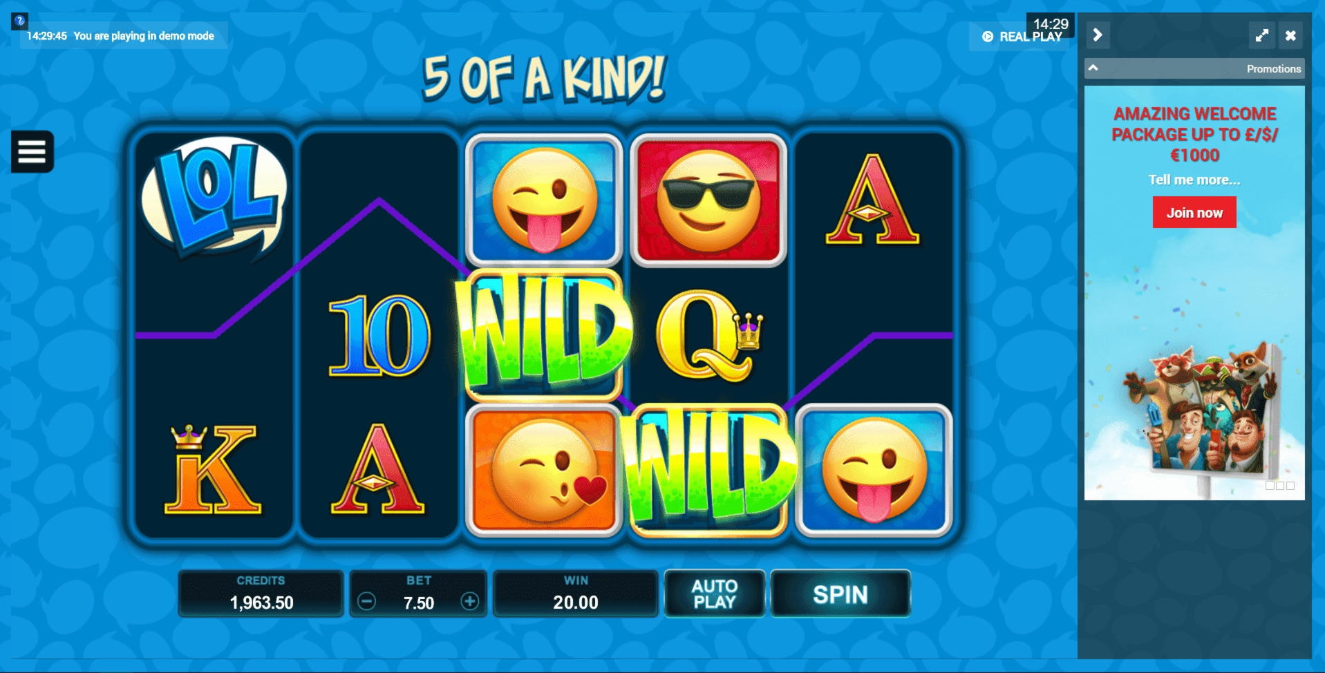 185 Loyalty Free Spins! at Wish Maker Casino