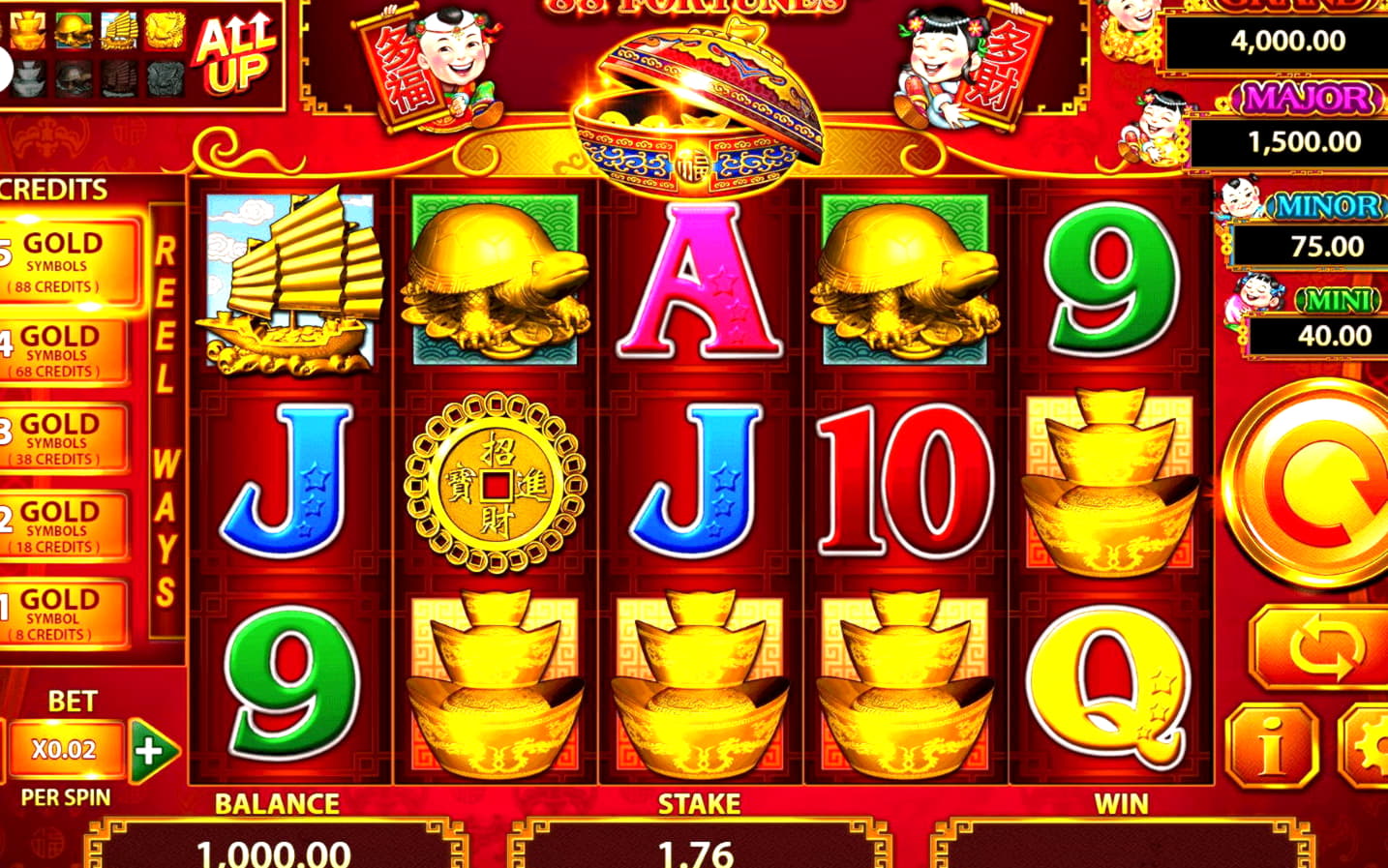 55 free casino spins at Malina Casino