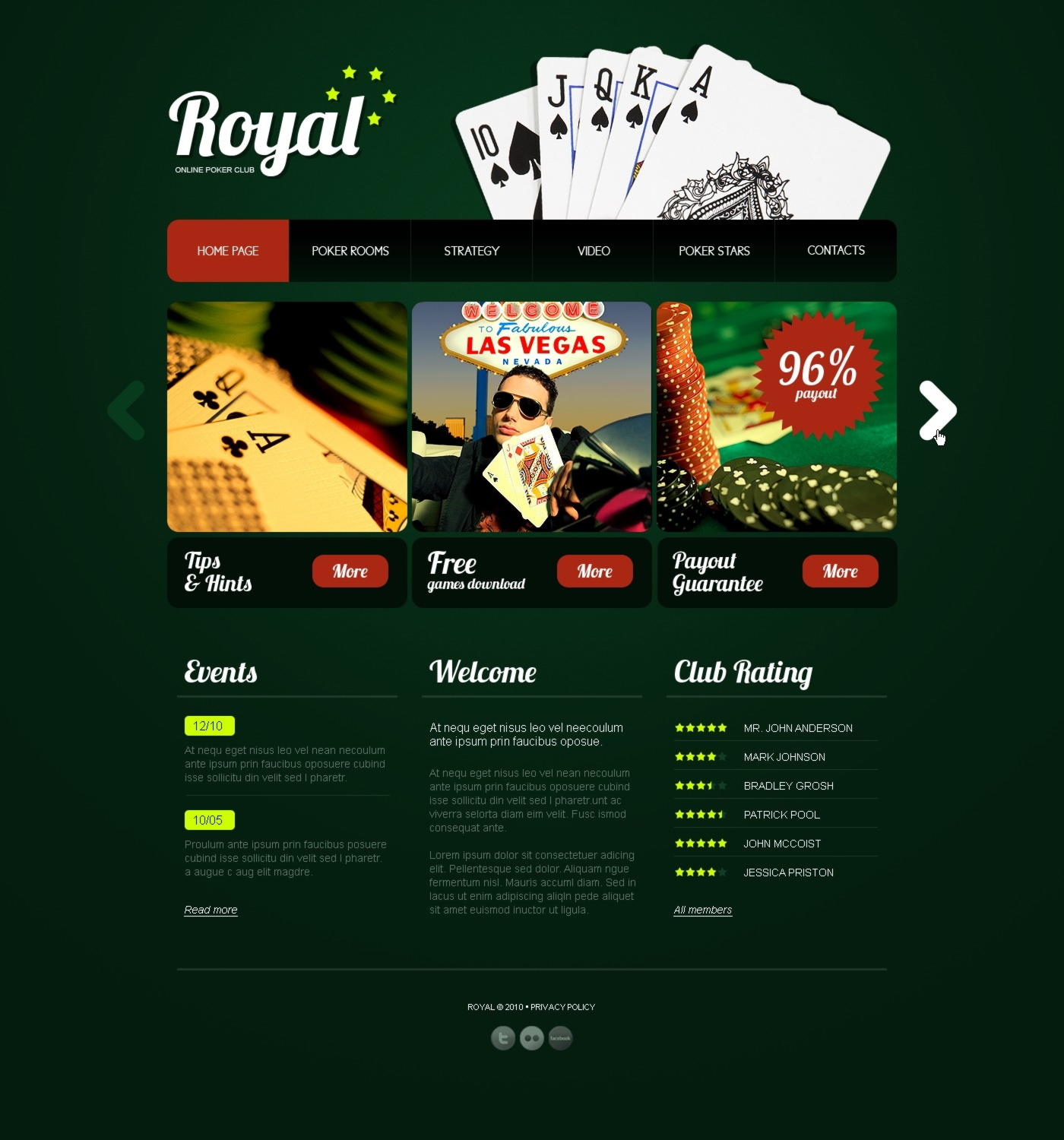 $515 Free casino chip at Royal Panda Casino