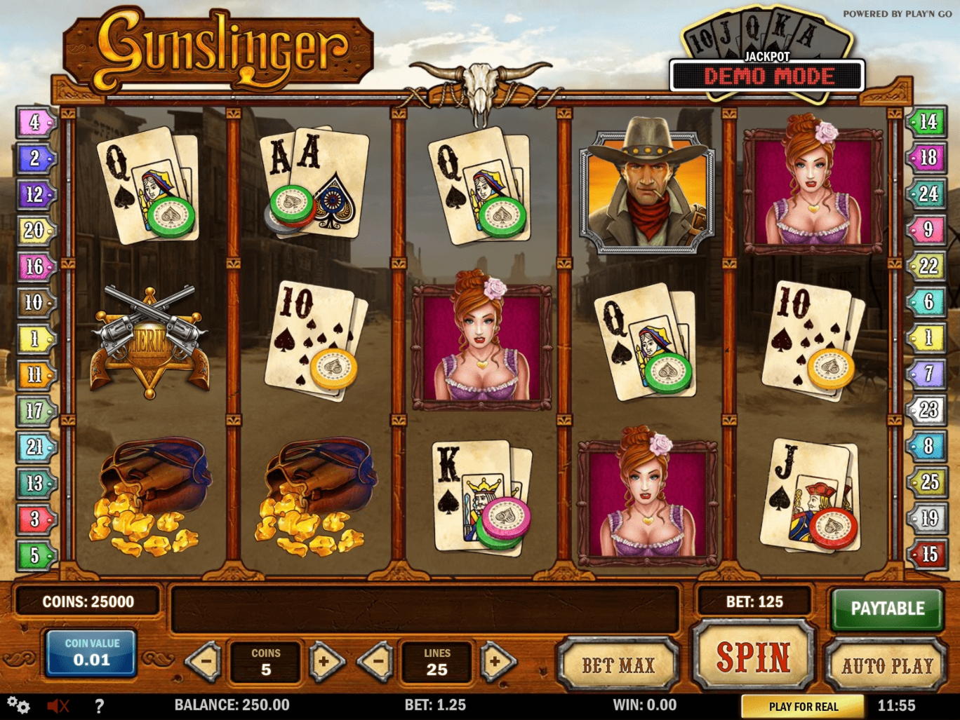 155 Free spins casino at Slotty Vegas Casino