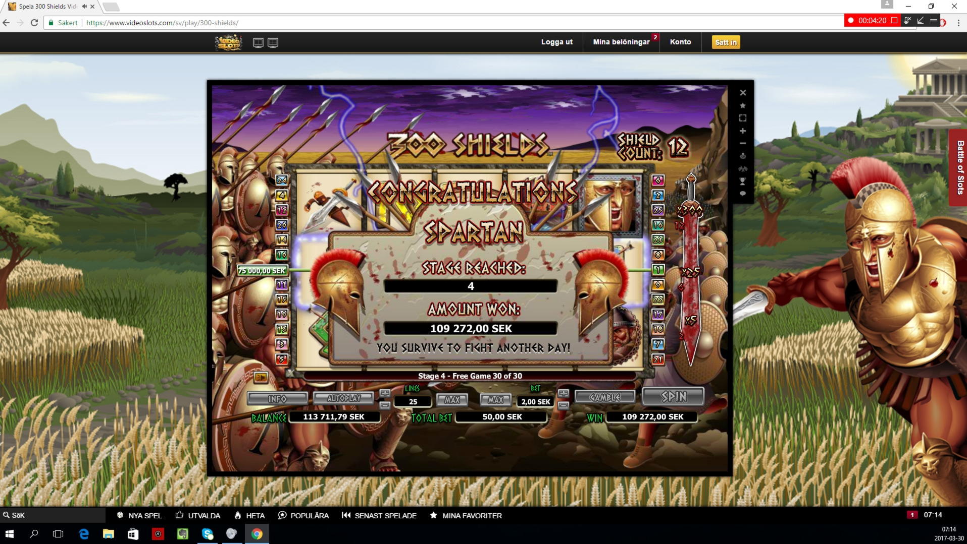 €2865 no deposit at Energy Casino