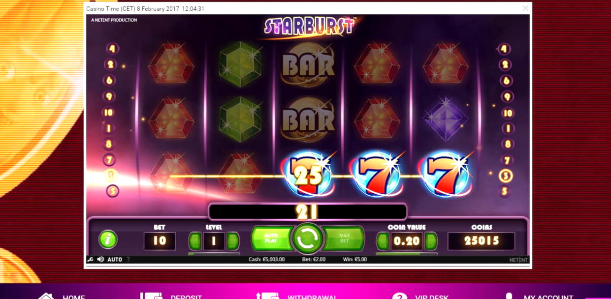 EUR 300 Free chip at Casimba Casino