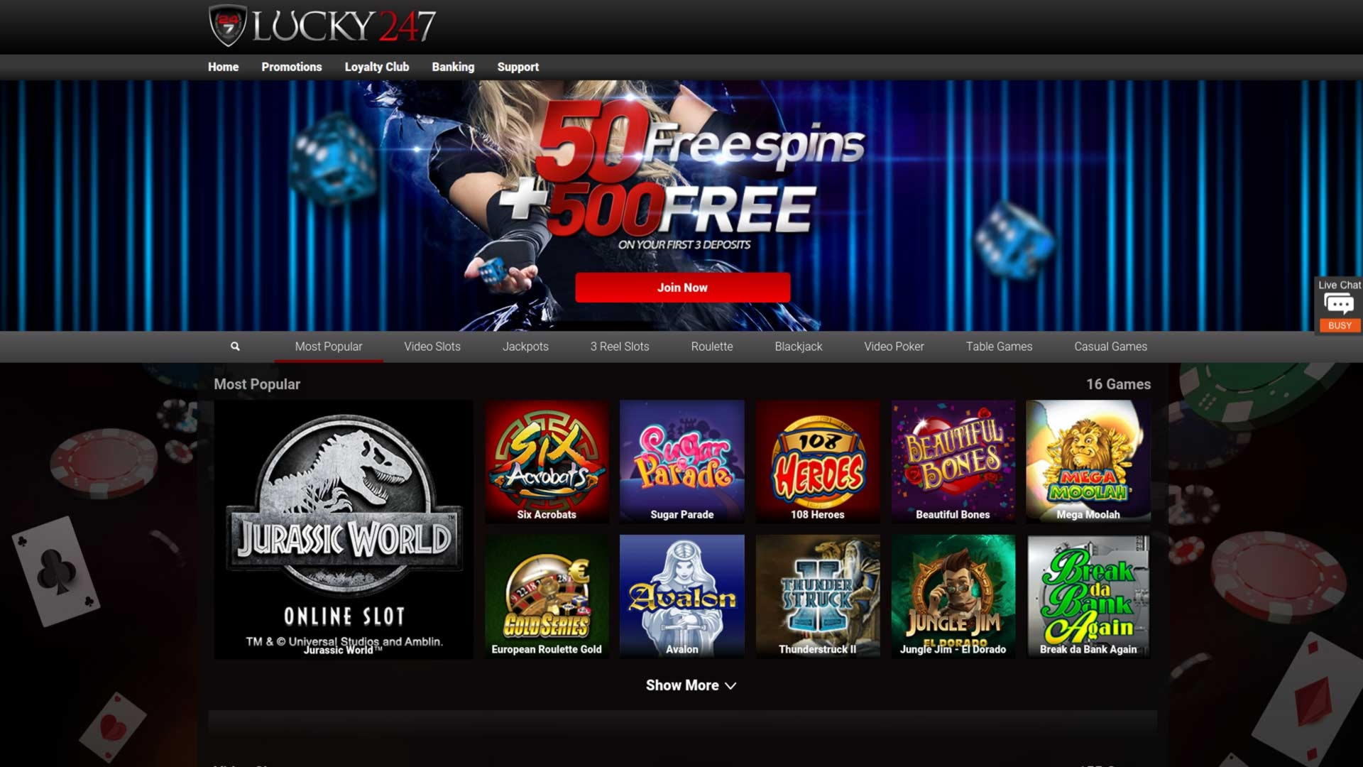EUR 100 Tournament at Energy Casino
