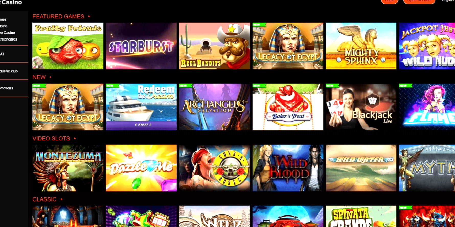 185% First deposit bonus at Guts Casino