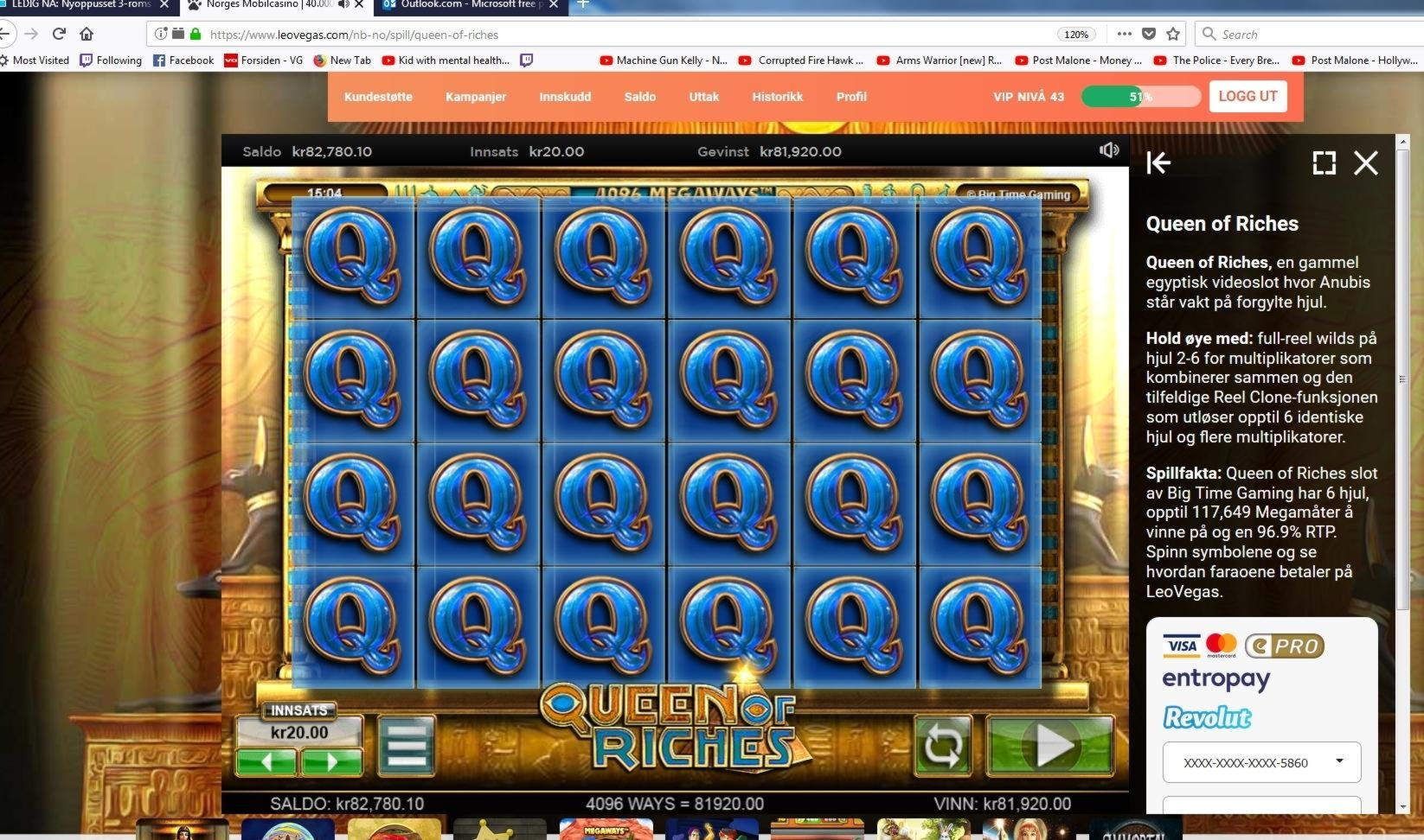 £4595 No deposit bonus at YoYo Casino