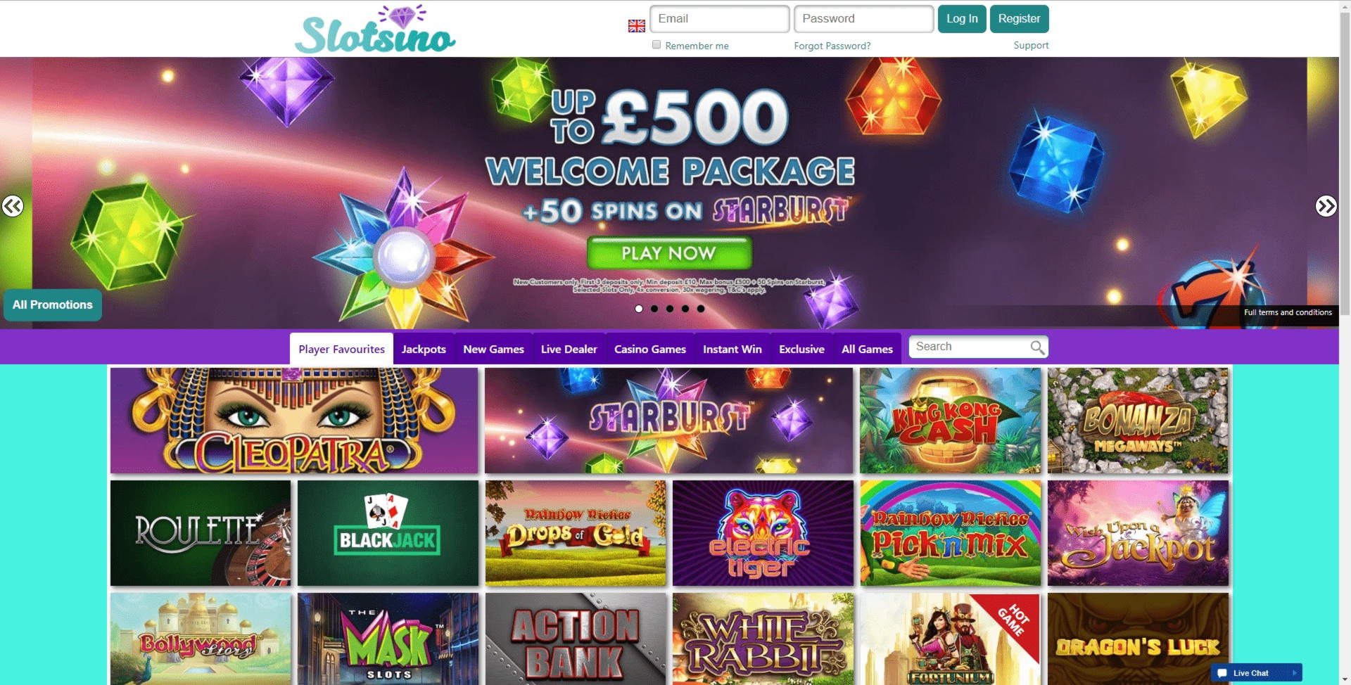 155 free spins at High Roller Casino
