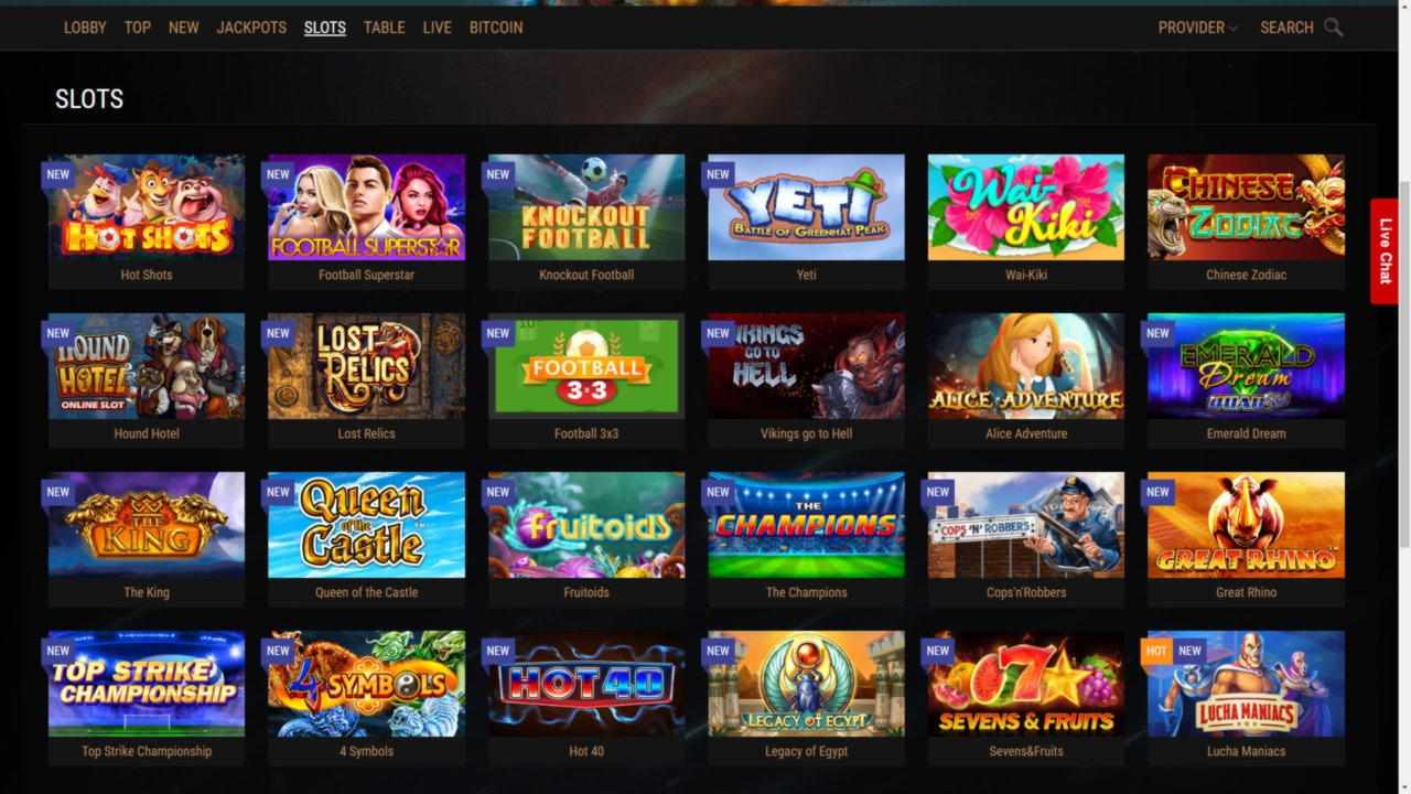 720% First deposit bonus at High Roller Casino