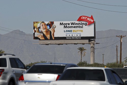 Billboard for Lone Butte Casino - Santan Freeway Loop 202