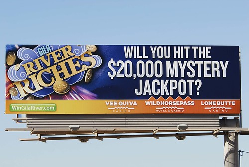 Billboard for Gila River Casinos - Santan Freeway Loop 202