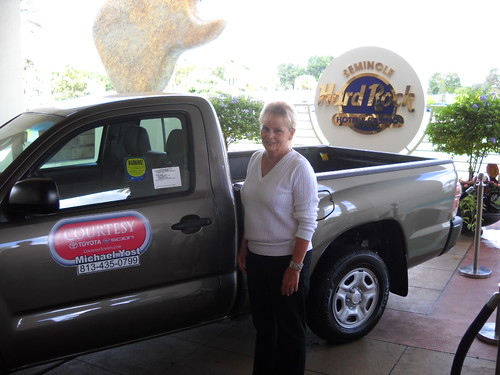 Betty G. wins a Tacoma Truck at Seminole Hard Rock Hotel & Casino Tampa