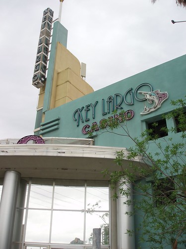 Ruin down closed Classic Las Vegas Hotel the Key Largo Casino
