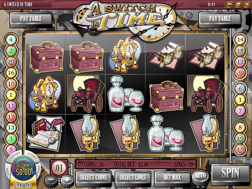 A Switch in Time i-Slot, Rival Gaming Casino Games