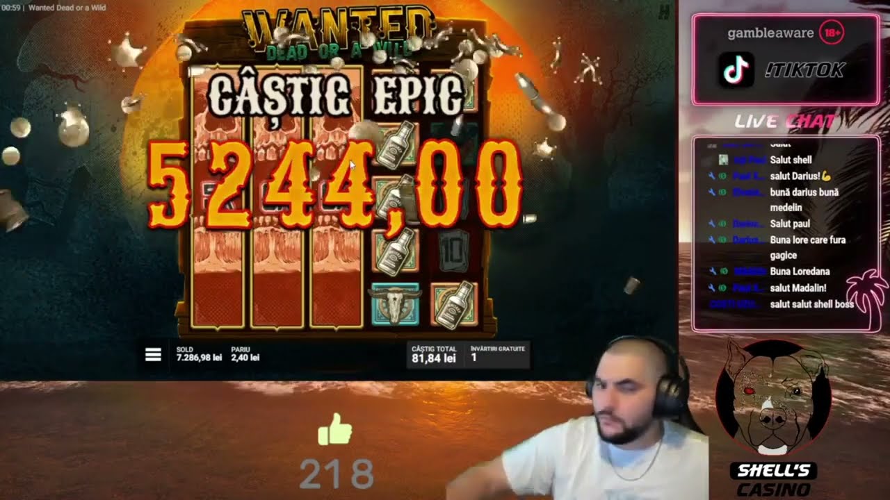 ? WANTED DEAD OR A WILD BIG WIN ? HACKSAW URILE SUNT PE PLATAAAA ?