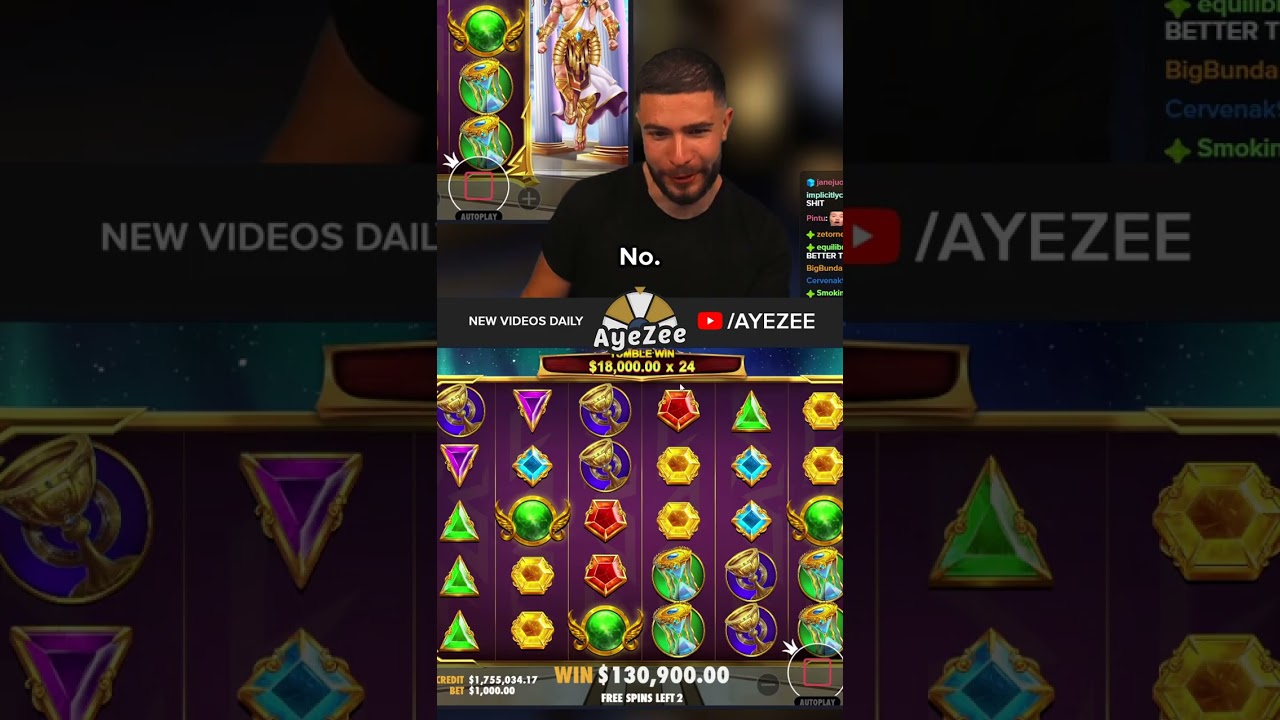 AYEZEE WITH YET some other MASSIVE WIN ON GATES OF OLYMPUS!! #shorts #stream