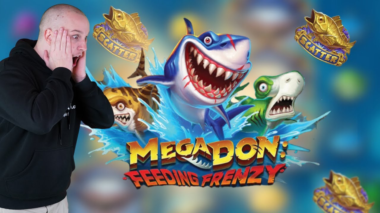 BIG WIN ON MEGADON FEEDING FRENZY WITH CASINODADDY ?